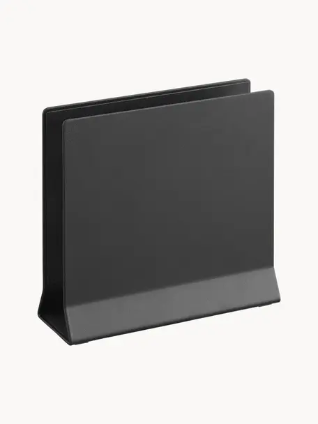 Laptopständer Tower aus Metall, Korpus: Stahl, beschichtet, Silik, Innen: Kunststoff, Schwarz, matt, B 16 x H 15 cm