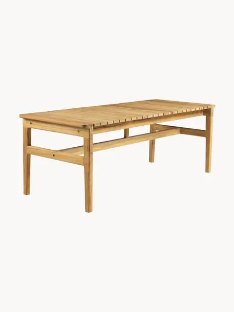 Panca da giardino in legno di teak Sammen, Legno di teak certificato FSC, Legno di teak, Larg. 126 x Prof. 50 cm