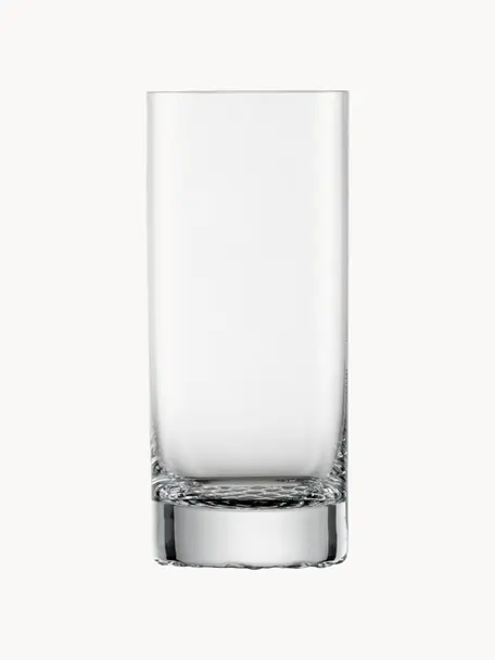 Vasos highball de cristal Chess, 4 uds., Cristal Tritan, Transparente, Ø 7 x Al 17 cm, 480 ml