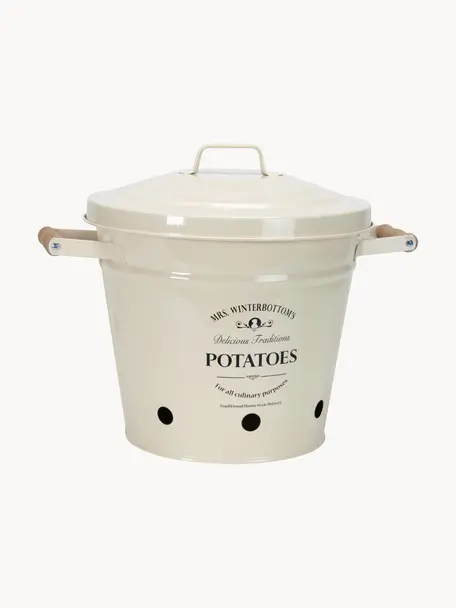 Contenitore Mrs. Winterbottoms Potatoes, Metallo, zincato e laccato, Potatoes, Ø 29 x Alt. 26 cm