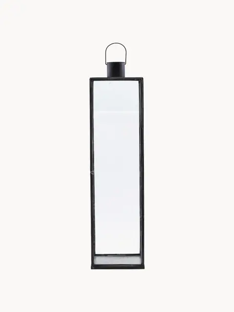 Lanterne Narrow, haut. 79 cm, Anthracite, transparent, larg. 20 x haut. 79 cm