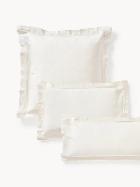 Funda de almohada de lino lavado Pure, 100% lino
Densidad de hilo 110 TC, calidad estándar

El material utilizado para este producto ha sido probado contra sustancias nocivas y está certificado según el STANDARD 100 by OEKO-TEX®, 15.HIN.65948, HOHENSTEIN HTTI., Off White, An 45 x L 110 cm