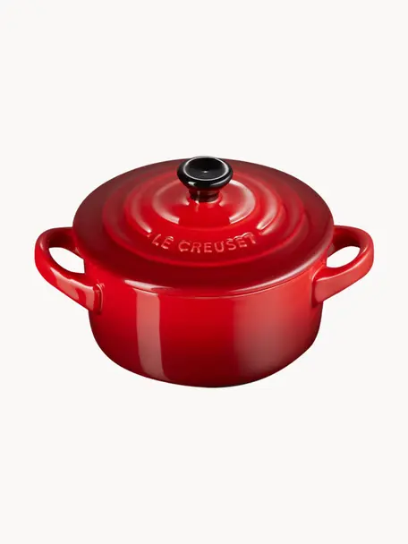 Kastrol Cocotte Mini, Kamenina, Odstíny červené, Ø 10 cm, V 8 cm, 250 ml