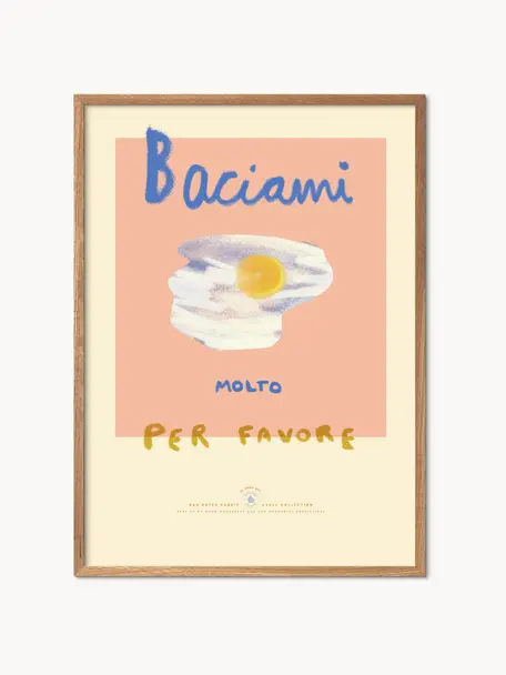 Poster Baciami, Papier

Dieses Produkt wird aus nachhaltig gewonnenem, FSC®-zertifiziertem Holz gefertigt., Mehrfarbig, B 70 x H 100 cm