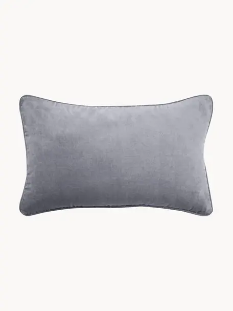 Housse de coussin en velours Dana, 100 % coton

Le matériau est certifié STANDARD 100 OEKO-TEX®, 21.HCN.84376, Hohenstein, Gris, larg. 30 x long. 50 cm