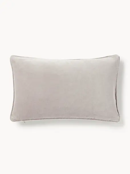 Housse de coussin en velours Dana, 100 % coton

Le matériau est certifié STANDARD 100 OEKO-TEX®, 21.HCN.84376, Hohenstein, Gris, larg. 30 x long. 50 cm