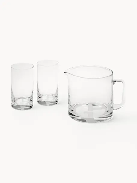 Set bicchieri con caraffa di cristallo Corelli 3 pz, Cristallo

Porta il fascino del vetro di cristallo sulla tua tavola da pranzo! Il vetro è eccezionalmente trasparente e pesante, il che lo rende prezioso e bello allo stesso tempo. Inoltre, i tagli in filigrana rendono ogni pezzo un oggetto speciale, pratico e bello al tempo stesso., Trasparente, Set in varie misure