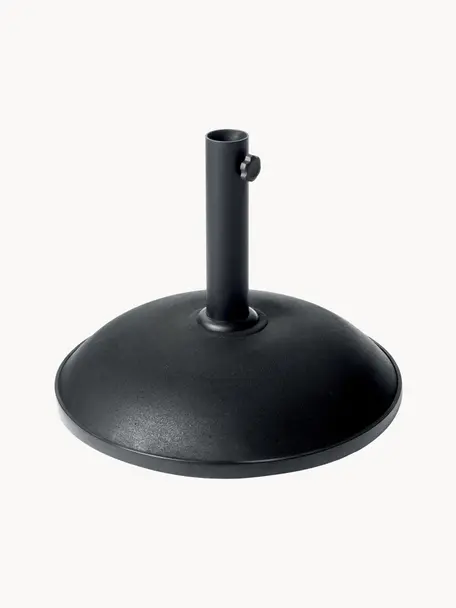 Base de sombrilla con ruedas Umbrella, Negro, Ø 60 x Al 50 cm