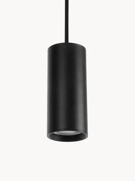 Petite suspension Aila, Noir, Ø 6 x haut. 20 cm