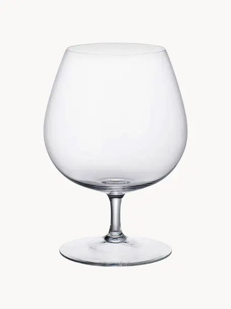 Cognac borrel Purismo, 4 stuks, Glas, Transparant, Ø 7 x H 13 cm, 470 ml