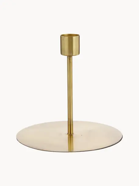 Kerzenhalter Anit, Metall, beschichtet, Goldfarben, Ø 13 x H 12 cm