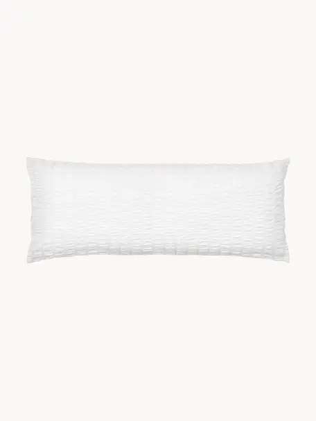 Funda de almohada de algodón Esme, Reverso: tejido renforcé Densidad , Blanco, An 45 x L 110 cm