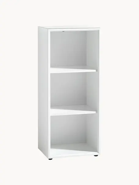 Étagère de bureau Monteria, Blanc, larg. 50 x haut. 120 cm
