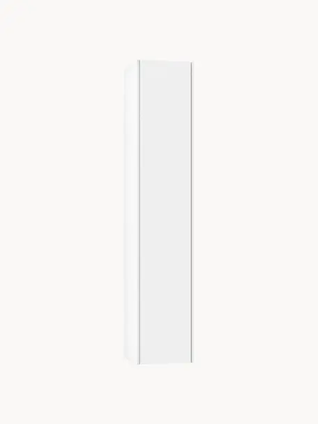 Bad-Hochschrank Ago, B 25 cm, Einlegeböden: Glas, Spanplatte mit Mela, Weiß, B 25 x H 130 cm