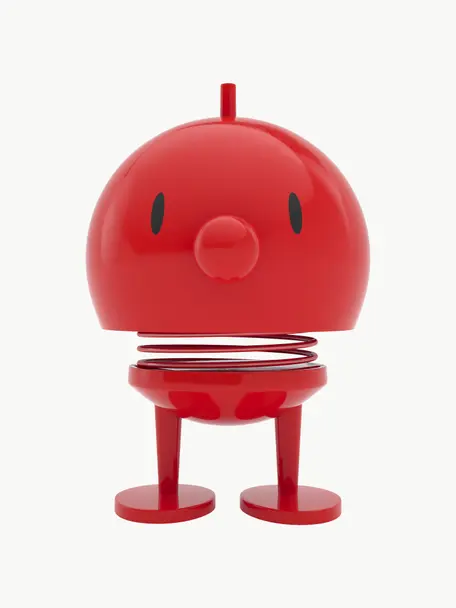 Figura decorativa Bumble, 11 cm, Plástico, Rojo, Ø 9 cm