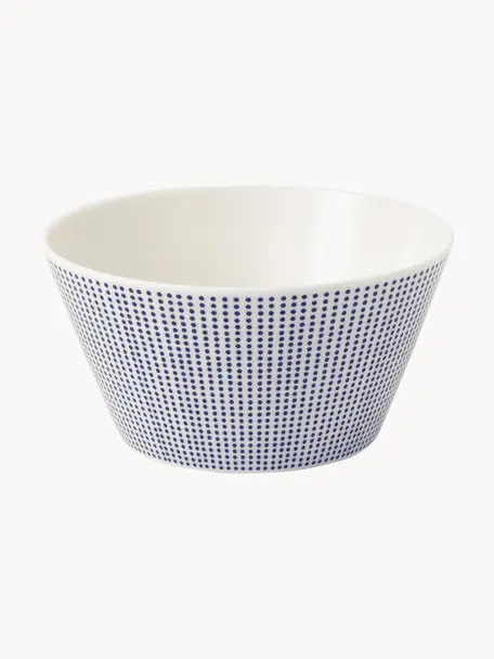 Miska z porcelánu Pacific Blue, Porcelán, Bodkovaný, Ø 15 x V 8 cm