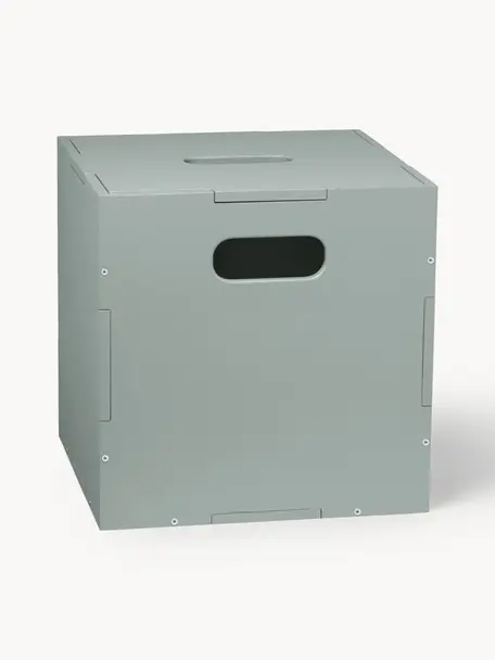 Boîte de rangement en bois Cube, Placage bouleau, laqué

Ce produit est fabriqué à partir de bois certifié FSC® issu d'une exploitation durable, Vert sauge, larg. 36 x prof. 36 cm