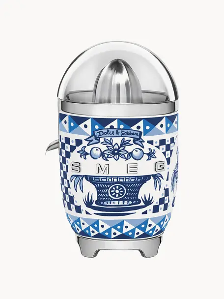 Spremiagrumi Dolce & Gabbana - Blu Mediterraneo, Coperchio: plastica, senza BPA, Blu, bianco, Ø 17 x Alt. 28 cm