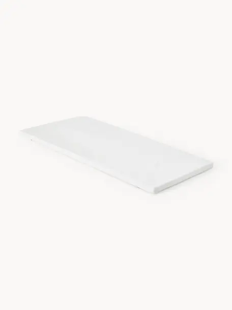 Cubrecolchón viscoelástico Premium, Funda: 60% poliéster, 40% viscos, Blanco, 200 x 200 cm