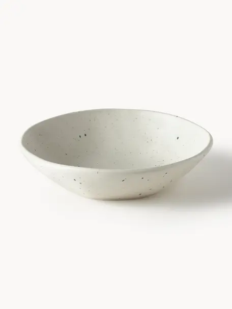 Misky na müsli Marlee, 4 ks, Kamenina, Krémovobiela, Ø 19 x V 5 cm