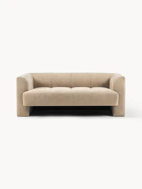 Sofa Bobi (2-Sitzer), Bezug: 88 % Polyester, 12 % Nylo, Gestell: Massives Kiefernholz (FSC, Webstoff Beige, B 178 x T 82 cm