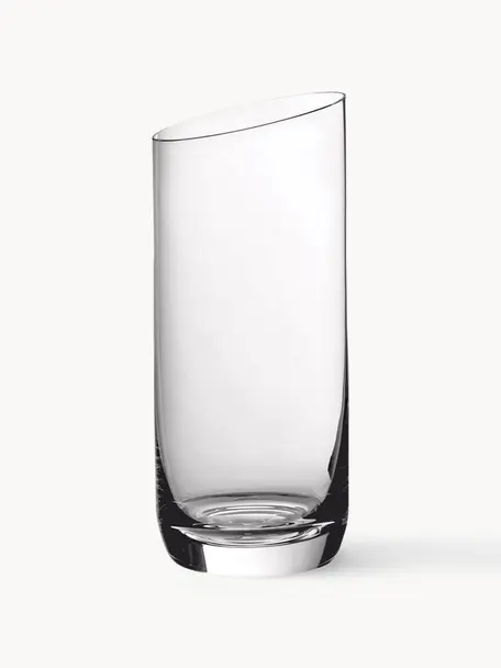 Szklanka NewMoon, 4 szt., Szkło, Transparentny, Ø 7 x W 16 cm, 370 ml