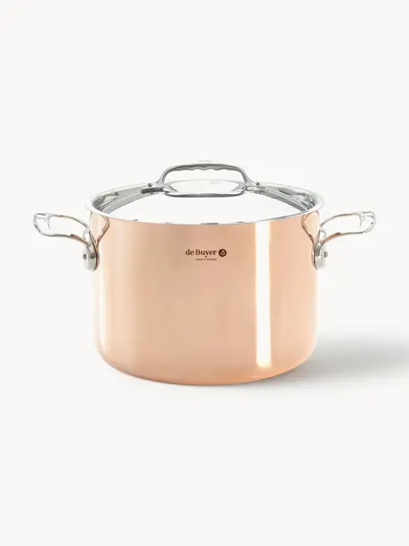 Casserole Prima Matera, Cuivre, Tons cuivre, Ø 24 x haut. 22 cm, 7,5 L