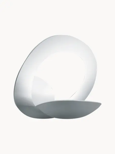 Nástěnné svítidlo Pirce, Potažený hliník, Bílá, Š 22 cm, H 37 cm