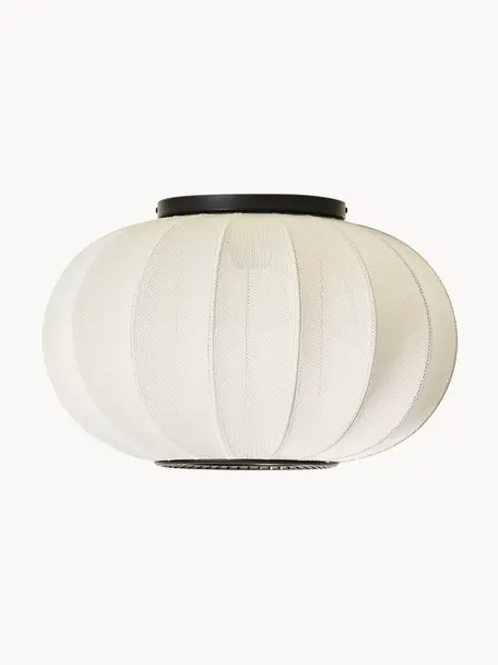 Lampa sufitowa Knit-Wit, Złamana biel, Ø 45 x 28 cm