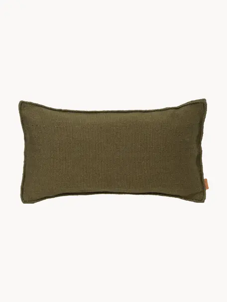 Cojín decorativo Desert, Verde oliva, An 28 x L 53 cm