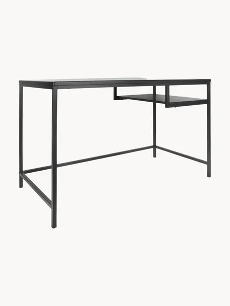 Pracovný stôl Fushion, Čierna, Š 114 x H 59 cm