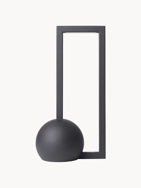 Lampa stołowa LED Geometric, Czarny, S 20 x W 41 cm