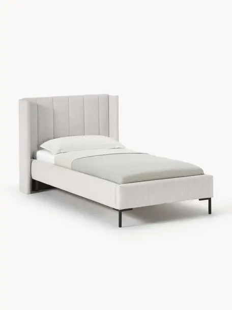 Jednolůžková postel Dusk, Greige, Š 90 cm, D 200 cm