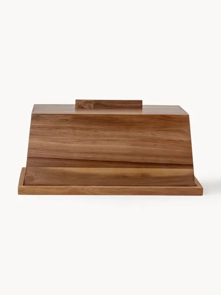 Panera de madera de acacia Basil, Madera de acacia, Madera de acacia, An 34 x Al 15 cm