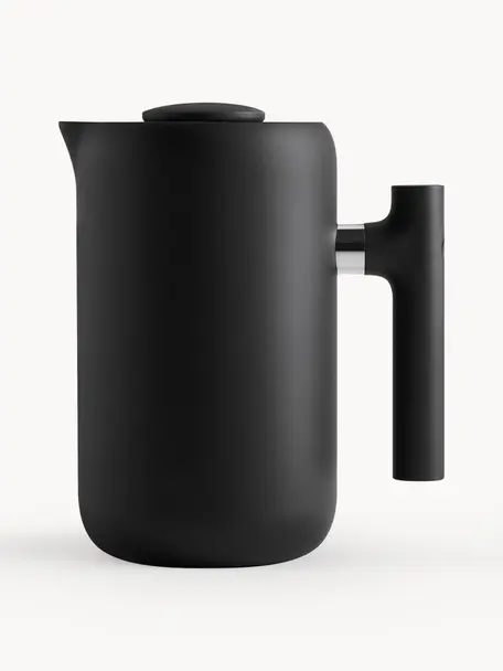 French press konvice na kávu Clara, Matná černá, Š 17 cm, V 20 cm