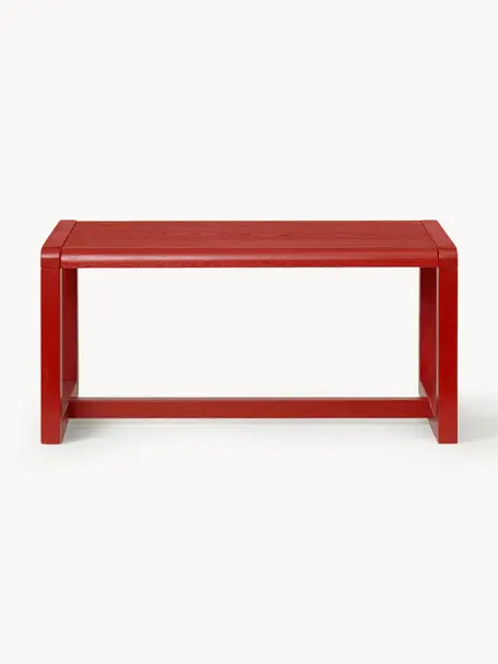 Banc en bois pour enfant Little Architect, Bois de frêne, placage en frêne, MDF

Ce produit est fabriqué à partir de bois certifié FSC® issu d'une exploitation durable, Rouge, larg. 62 x prof. 30 cm