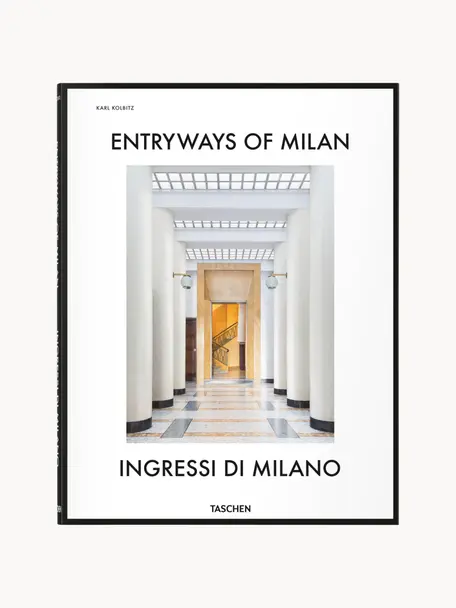 Libro illustrato Entryways of Milan, Carta, copertina rigida, Ingressi di Milano, Larg. 26 x Lung. 34 cm