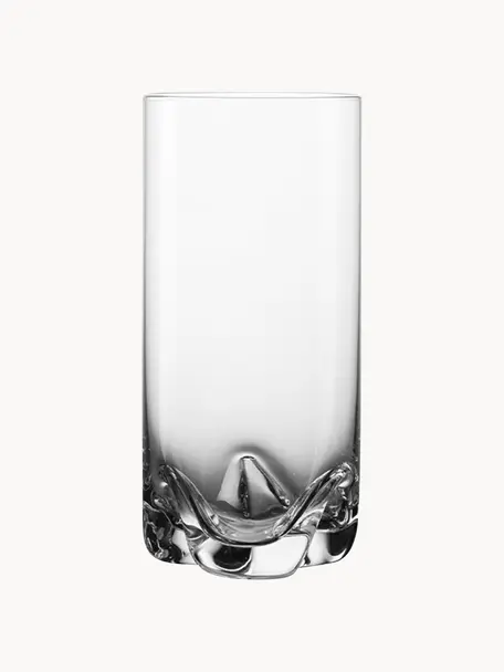 Longdrinkgläser Sol, 4 Stück, Glas, Transparent, Ø 7 x H 14 cm, 350 ml