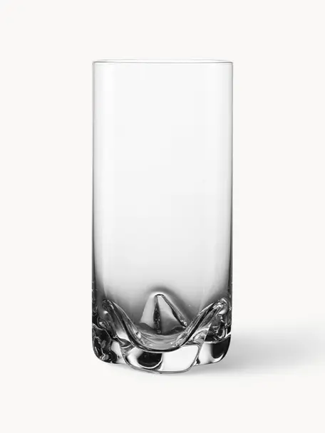 Longdrinkgläser Sol, 4 Stück, Glas, Transparent, Ø 7 x H 14 cm, 350 ml