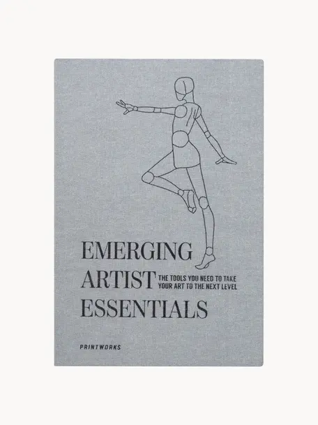 Kit de dibujo Emerging Artist, 25 pzas., Tapizado: 80% tejido de poliéster, , Gris, negro, An 30 x Al 20 cm