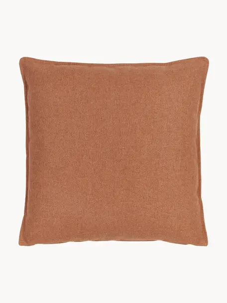 Sofa-Kissen Lennon, Hülle: 100 % Polyester, CertiPUR, Nougat, B 70 x L 70 cm