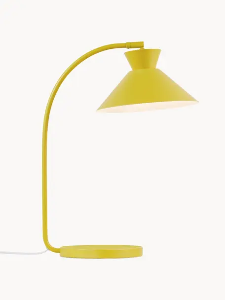 Grande lampe de bureau Dial, Ocre, Ø 25 x haut. 51 cm