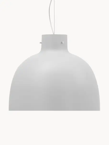Lampada a sospensione grande Bellissima, Plastica, Bianco, Ø 50 x Alt. 41 cm