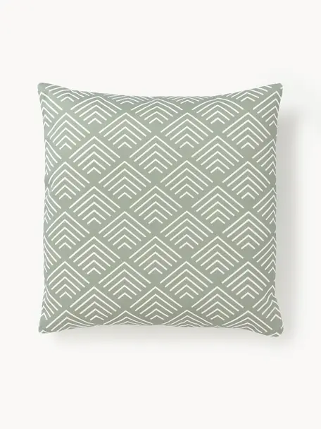 Housse de coussin 40x40 avec motif graphique Milano, 100 % polyacrylique

Le matériau est certifié STANDARD 100 OEKO-TEX®, 2016OKO494, AITEX, Vert olive, larg. 40 x long. 40 cm