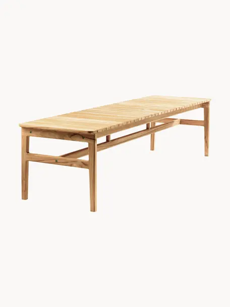 Ławka ogrodowa z drewna tekowego Sammen, Drewno tekowe

Ten produkt jest wykonany z drewna pochodzącego ze zrównoważonych upraw, które posiada certyfikat FSC®., Drewno tekowe, S 186 x G 50 cm