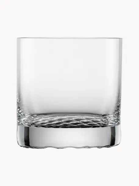 Křišťálové sklenice na whisky Chess, 4 ks, Tritanové křišťálové sklo, Transparentní, Ø 9 cm, V 9 cm, 400 l