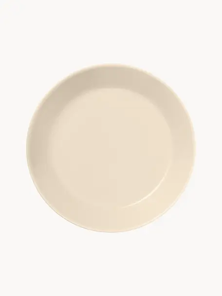 Assiette à dessert en porcelaine Teema, Vitro-porcelaine, Blanc crème, Ø 18 cm