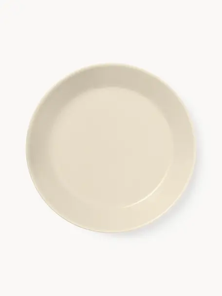 Assiette à dessert en porcelaine Teema, Vitro-porcelaine, Blanc crème, Ø 18 cm