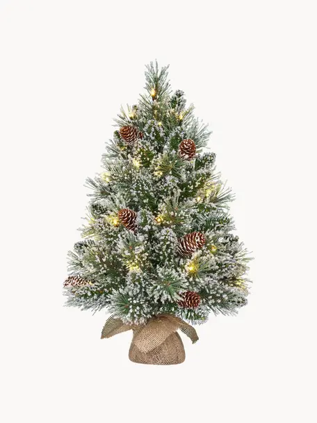Umělý zasněžený vánoční LED stromeček Vandans, v různých velikostech, Umělá hmota, LED, Ø 36 cm, V 60 cm