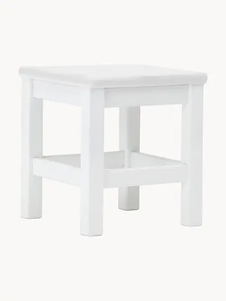 Silla infantil de madera Marie, Tablero de fibras de densidad media (MDF) con certificado FSC, Madera pintado en blanco, An 28 x Al 31 cm